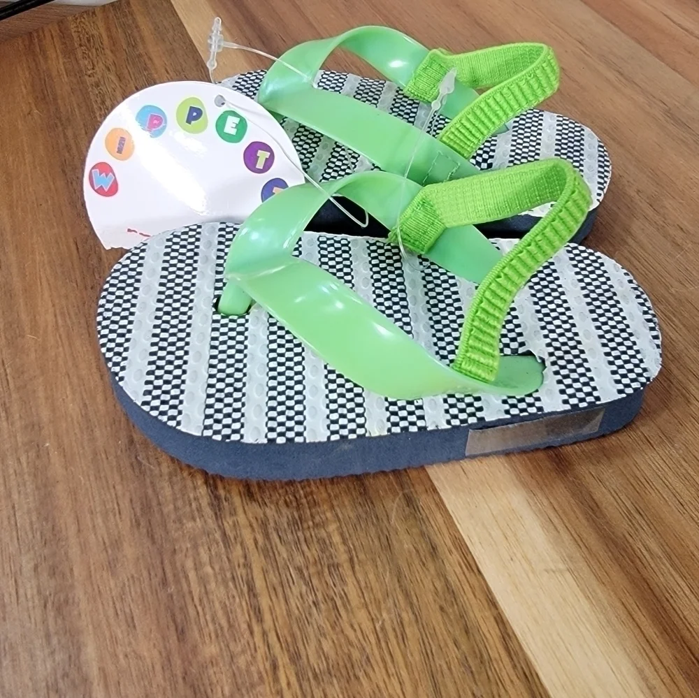 Wippette Blue and green Baby sandals pool beach Size XS